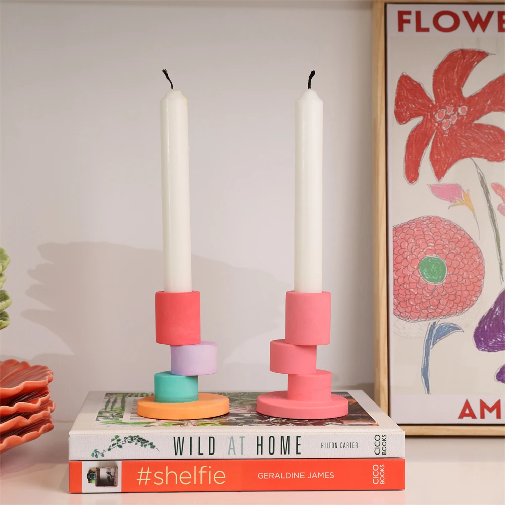 Nicole Misalignment Candle Holder Silicone Mold for Concrete Casting Handmade Table Candlesticks for candles Modern Home Decor
Nicole Misalignment Candle Holder Silicone Mold for Concrete Casting Handmade Table Candlesticks for candles Modern Home Decor