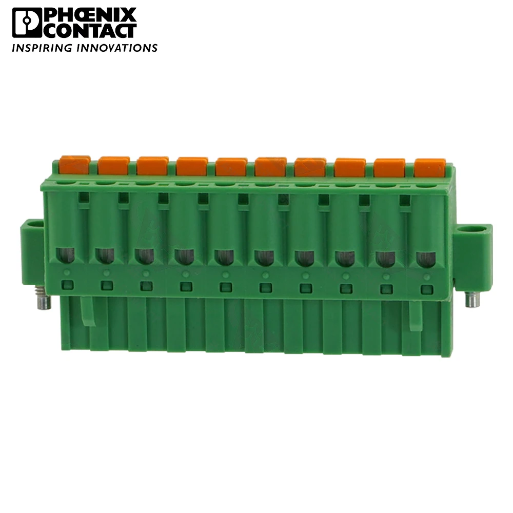 5.08mm Original Genuine Phoenix Contact Connector PCB Pluggable PLUG-IN Terminal Block 10 Pin FKC 2.5 STF 5.08 1873281 12A 320V
5.08mm Original Genuine Phoenix Contact Connector PCB Pluggable PLUG-IN Terminal Block 10 Pin FKC 2.5 STF 5.08 1873281 12A 320V