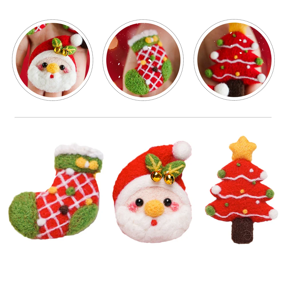 Christmas Brooch Felting Hair Needle Pin Diy Decor Kit Tree Chritmas Party Wool Clip Garland Felt House Ornaments Lapel Clips
Christmas Brooch Felting Hair Needle Pin Diy Decor Kit Tree Chritmas Party Wool Clip Garland Felt House Ornaments Lapel Clips