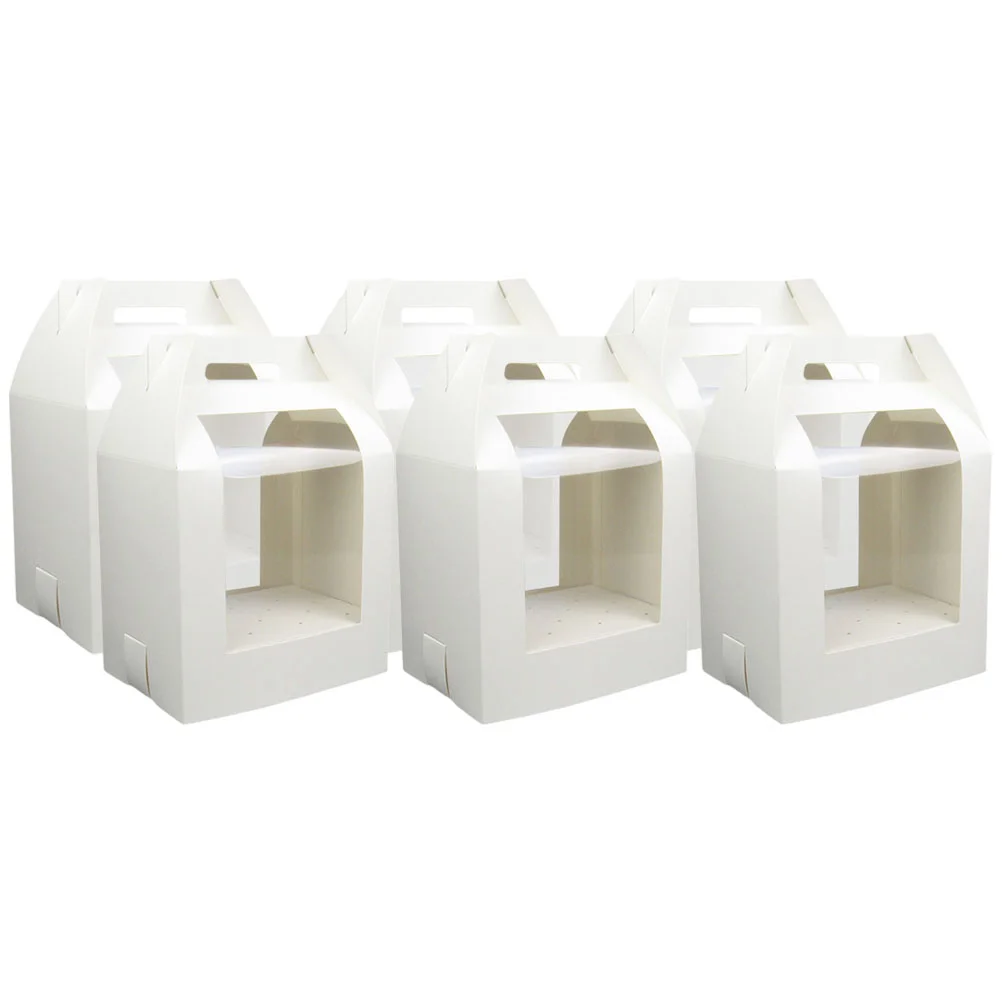 6pcs Handle Cake Pop Holder Boxes Portable Cake Pop Boxes Lollipop Display Packaging Boxes
6pcs Handle Cake Pop Holder Boxes Portable Cake Pop Boxes Lollipop Display Packaging Boxes