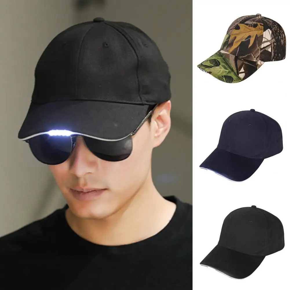 Extended Brim Adjustable 5 LEDs Anti-UV Baseball Hat Men Fishing Jogging LED Sport Hat Outdoor Accessories
Extended Brim Adjustable 5 LEDs Anti-UV Baseball Hat Men Fishing Jogging LED Sport Hat Outdoor Accessories