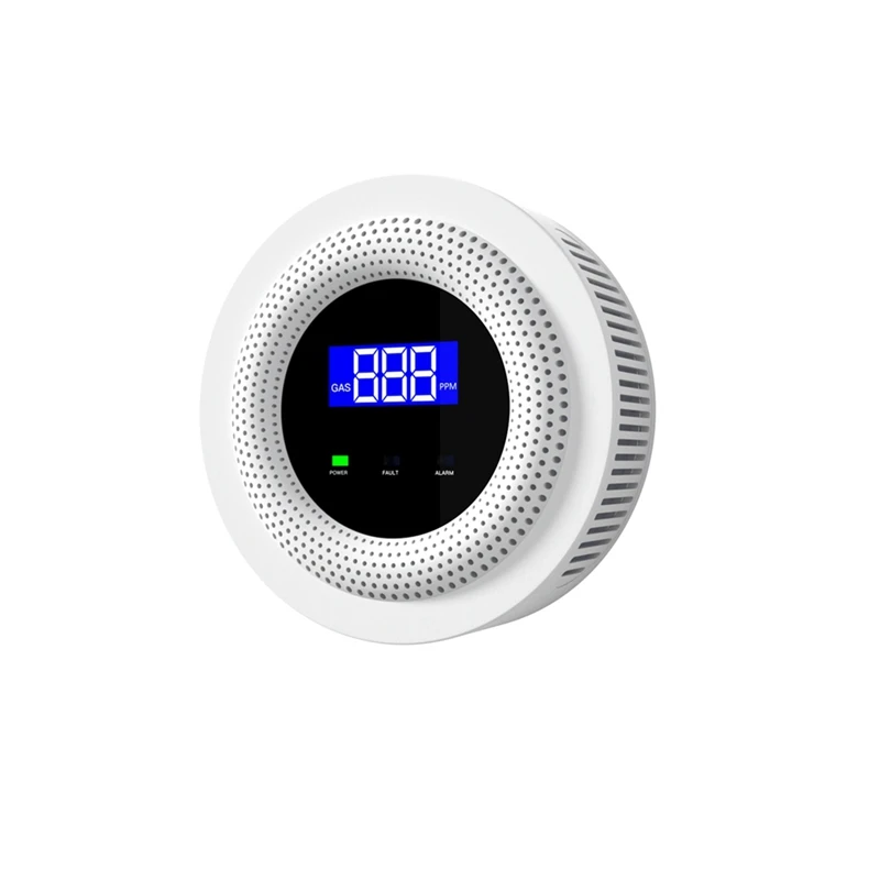 Wifi Wireless Smart Gas Alarm Gas Leak Detector APP Control Home Security Alarm High Volume Alarm For Kitchen Warehouse White
Wifi Wireless Smart Gas Alarm Gas Leak Detector APP Control Home Security Alarm High Volume Alarm For Kitchen Warehouse White