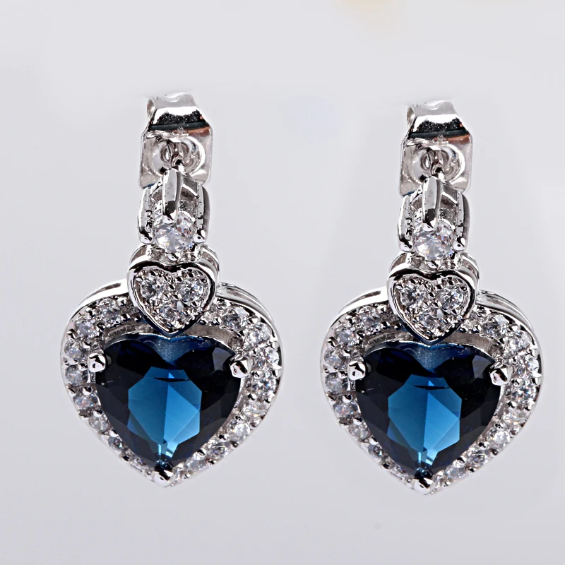 ANGLANG Luxury Blue CZ Heart Shaped Hoop Earrings Female Cocktail Party Stylish Accessories Chic Birthday Gift Women's Jewelry
ANGLANG Luxury Blue CZ Heart Shaped Hoop Earrings Female Cocktail Party Stylish Accessories Chic Birthday Gift Women's Jewelry