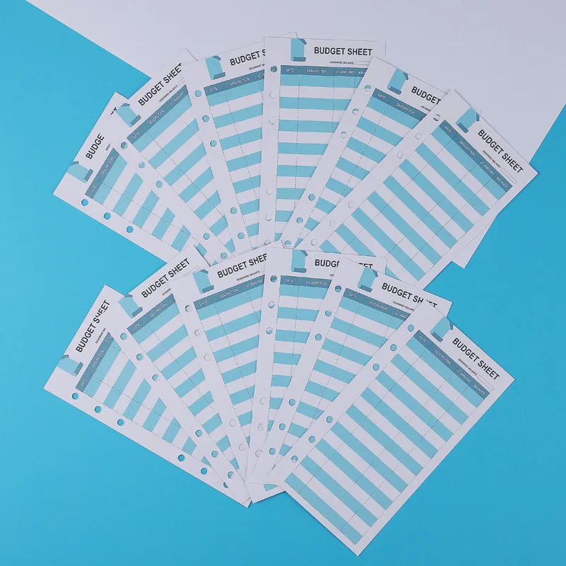 12 Sheets Budget Cards with Hole Cash Plan Consumer Cards Budget Business Envelope Letterhead Loose-Leaf
12 Sheets Budget Cards with Hole Cash Plan Consumer Cards Budget Business Envelope Letterhead Loose-Leaf