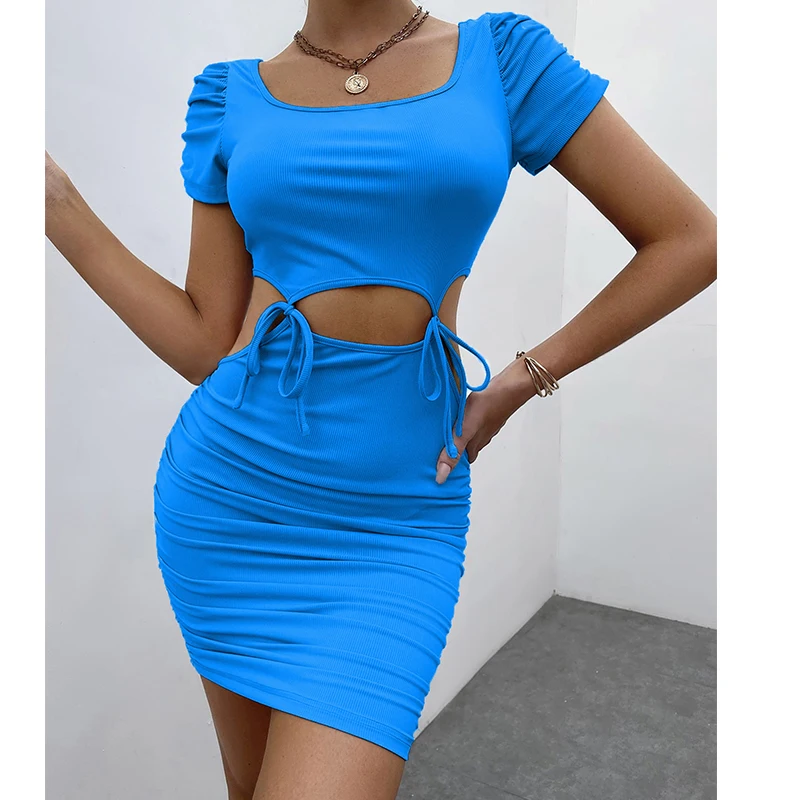 Sexy Bare Waist Bow Tie Bodycon Mini Dress Summer O Neck Short Sleeve Hollow Out Club Party Dresses Vestidos For 2022Women Dress
Sexy Bare Waist Bow Tie Bodycon Mini Dress Summer O Neck Short Sleeve Hollow Out Club Party Dresses Vestidos For 2022Women Dress