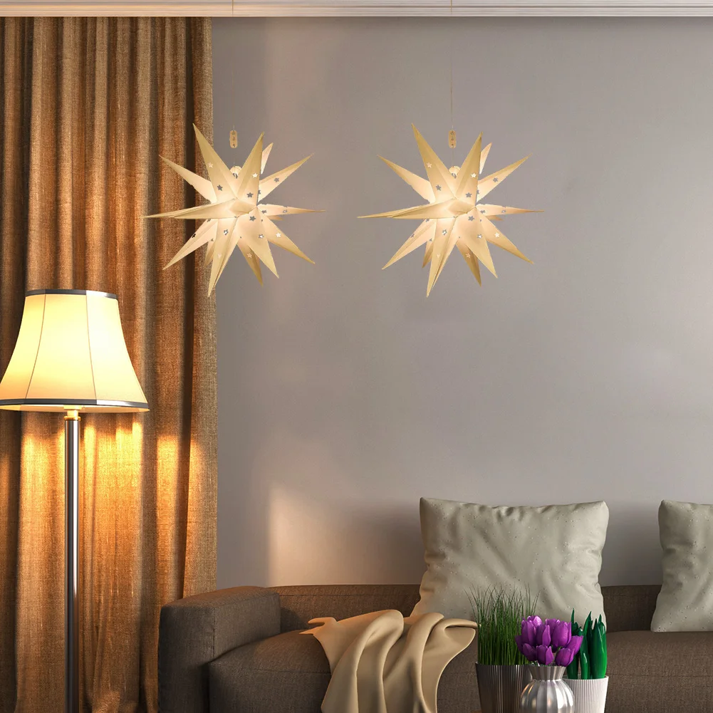 18 Pointed Star Illumination String Multifunctional Star Lights Hanging Ornaments Foldable for Indoor Outdoor Holiday Decoration
18 Pointed Star Illumination String Multifunctional Star Lights Hanging Ornaments Foldable for Indoor Outdoor Holiday Decoration