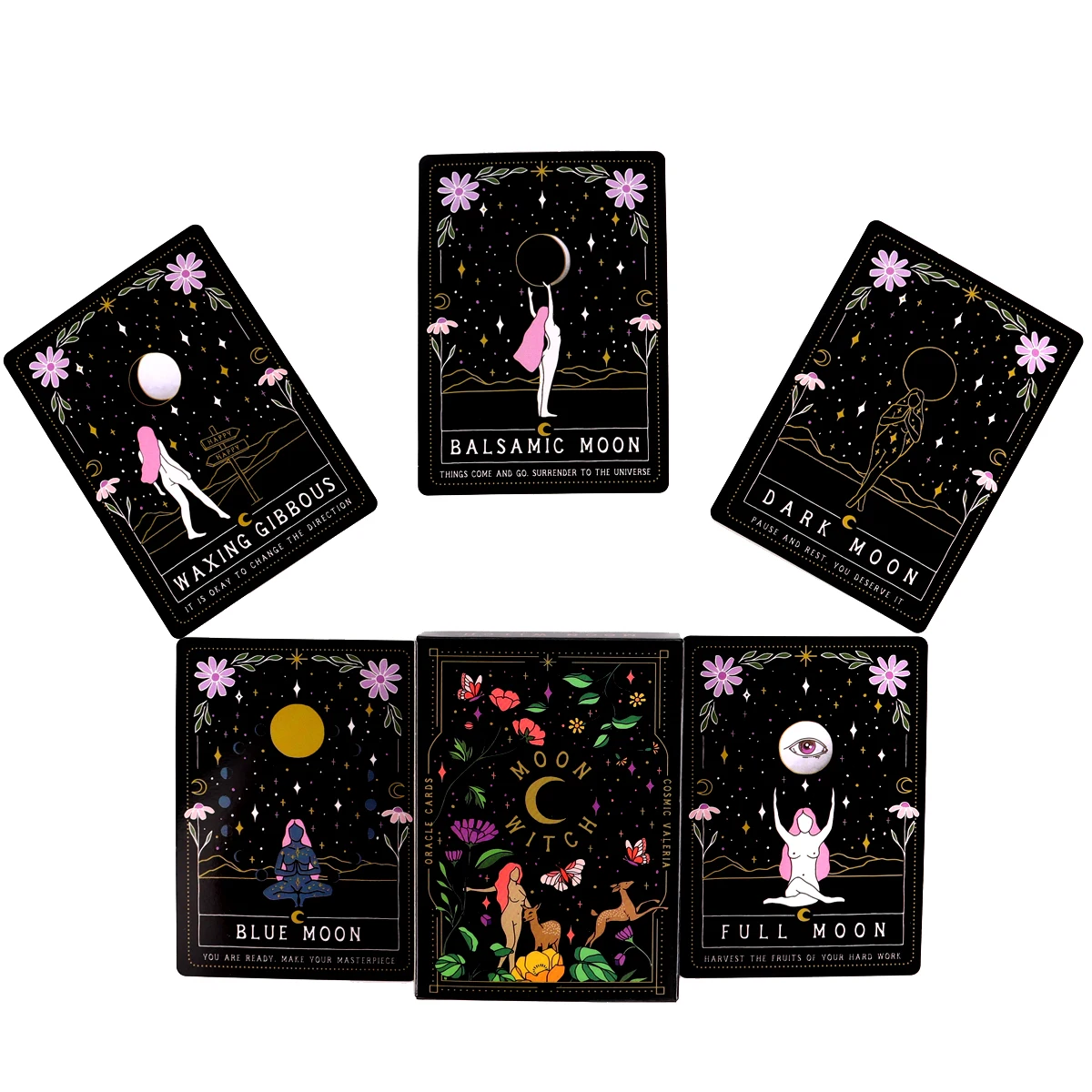New High Quality Moon Witch Oracle: A 42-Card Deck Fortune Guidance Telling Divination Deck Board Game with PDF Guidebook 42Pcs
New High Quality Moon Witch Oracle: A 42-Card Deck Fortune Guidance Telling Divination Deck Board Game with PDF Guidebook 42Pcs
