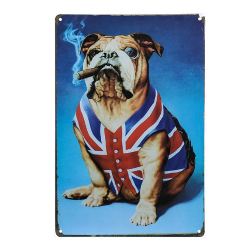 Vintage England Dog Metal Sign Wall Decorations Retro Tin Plaque Bar Home Garage Trainspotting Rusty Metal Tin Sign Room Decor
Vintage England Dog Metal Sign Wall Decorations Retro Tin Plaque Bar Home Garage Trainspotting Rusty Metal Tin Sign Room Decor