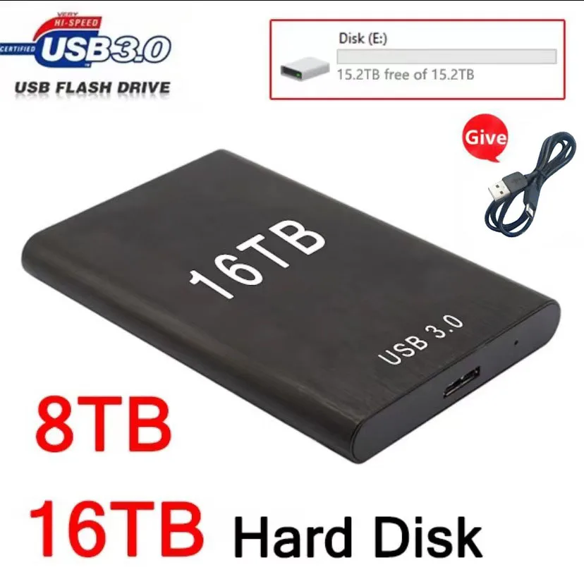 2TB 10TB 16TB hard drive portable ssd 4tb 8tb ssd external hard drive hd externo for computer laptop
2TB 10TB 16TB hard drive portable ssd 4tb 8tb ssd external hard drive hd externo for computer laptop