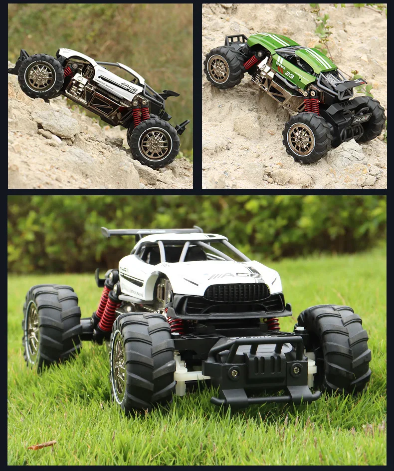 

1:14 4WD 2.4G RC Car Metal 20km/h High Speed Motor Off Road Drift Electric Recharging Toy Remote Control Car Gift for Kids Boy