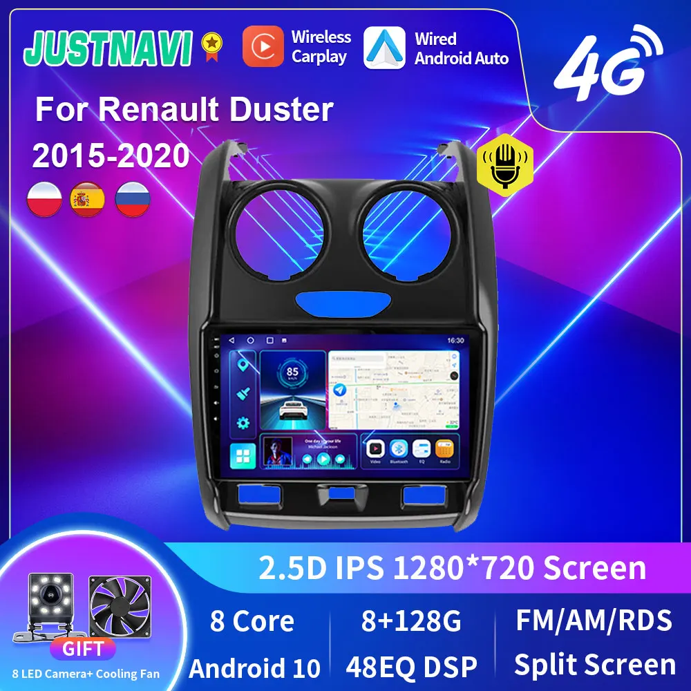 Новейший автомобильный радиоприемник Android 10,0 для Renault Duster 2015-2020 GPS стерео Автомобильный плеер Carplay 6G 128G DSP 1280*720P видеовыход радио
Новейший автомобильный радиоприемник Android 10,0 для Renault Duster 2015-2020 GPS стерео Автомобильный плеер Carplay 6G 128G DSP 1280*720P видеовыход радио