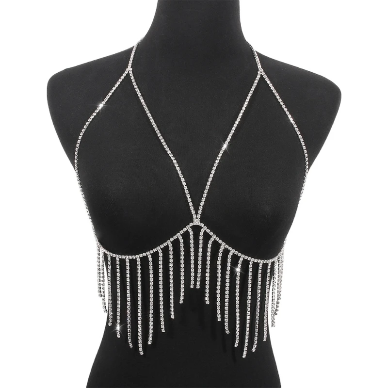 Chest Bracket BraChain Necklace Sexy Body Chain Bras Chest Chain Necklace Bikinis BraChain Body JewelryBra A5KE 
Chest Bracket BraChain Necklace Sexy Body Chain Bras Chest Chain Necklace Bikinis BraChain Body JewelryBra A5KE