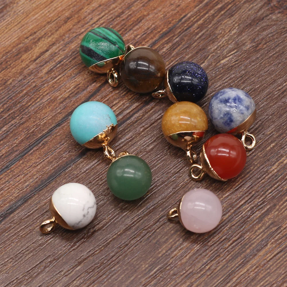 Natural Stone Round Shape Pendant Gemstone Exquisite Agates Charms for jewelry making DIY necklace bracelet Earrings accessories
Natural Stone Round Shape Pendant Gemstone Exquisite Agates Charms for jewelry making DIY necklace bracelet Earrings accessories