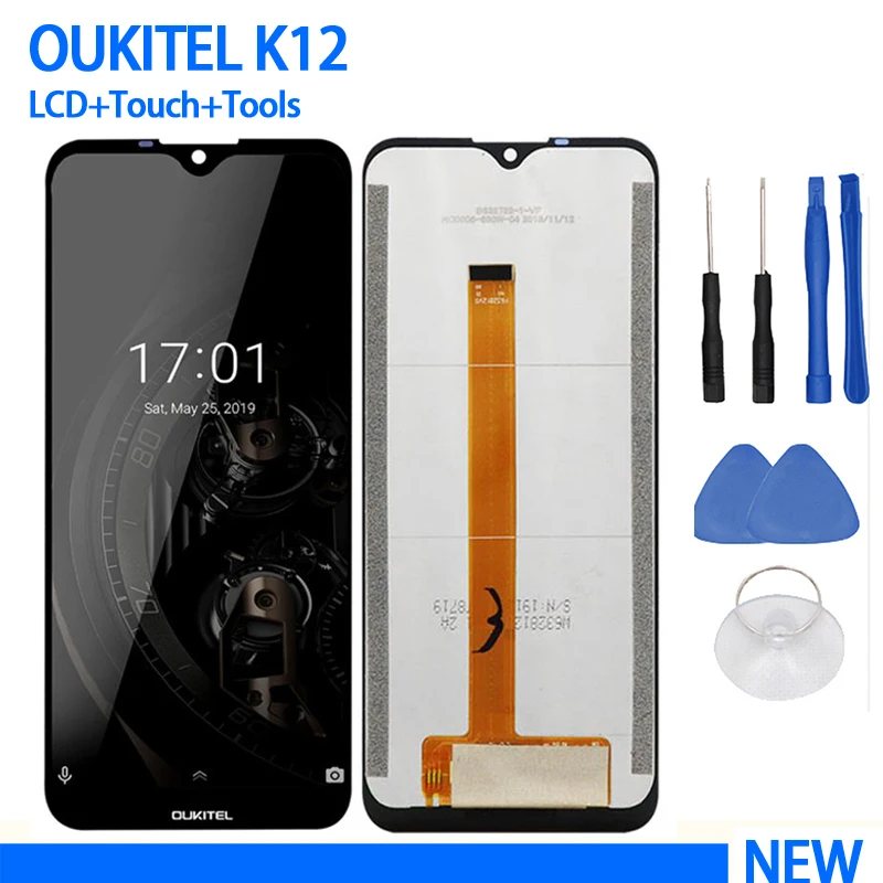 New Original Oukitel K12 LCD Display+Touch Screen Digitizer 100% Tested LCD Screen Glass Panel For k12 Digitizer Assembly+tool
New Original Oukitel K12 LCD Display+Touch Screen Digitizer 100% Tested LCD Screen Glass Panel For k12 Digitizer Assembly+tool