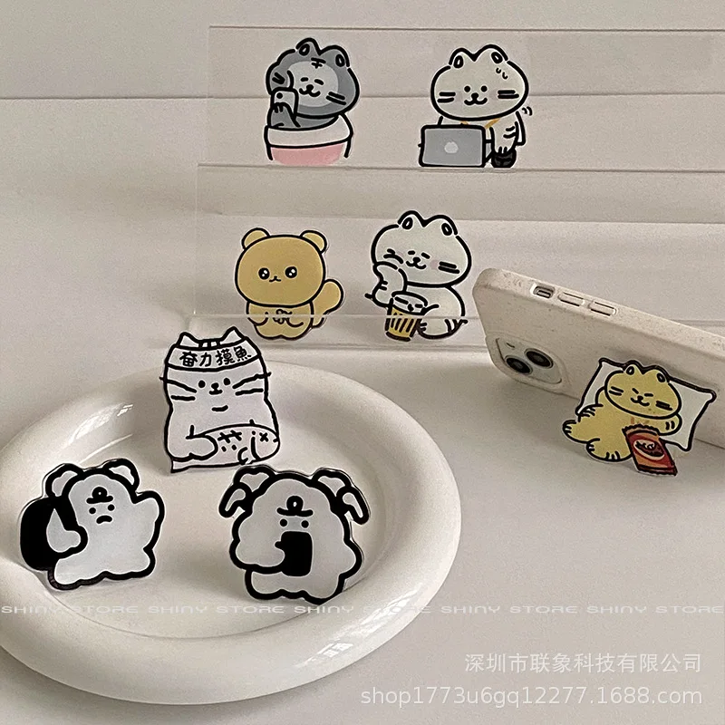 Cartoon cute cat mobile phone stand universal adjustment paste folding ring buckle Grip Tok Folding Finger Stand Socket
Cartoon cute cat mobile phone stand universal adjustment paste folding ring buckle Grip Tok Folding Finger Stand Socket