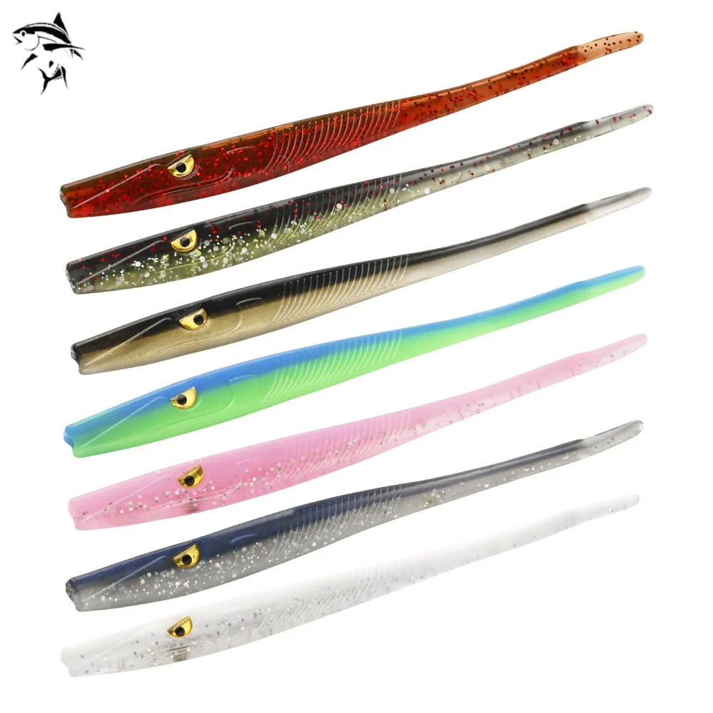 6 Pcs 125mm 3.8g soft bait road subfalse bait lead head hook soft worm road subbait loach mandarin fish bass special bait
6 Pcs 125mm 3.8g soft bait road subfalse bait lead head hook soft worm road subbait loach mandarin fish bass special bait