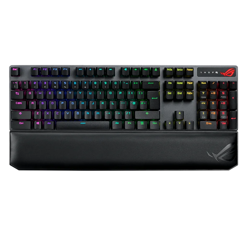 

Asus ROG Strix Scope NX RGB Wireless Deluxe Gaming Keyboard Tri-Mode Connectivity ROG-NX Mechanical Switch Magnetic Wrist Rest