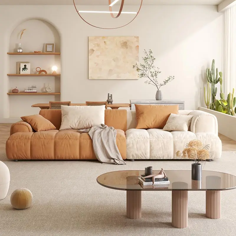 Nordic retro living room tofu sofa wash free technology cloth Italian minimalist fabric three person straight row sofa
Nordic retro living room tofu sofa wash free technology cloth Italian minimalist fabric three person straight row sofa