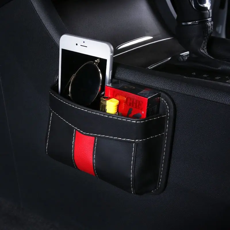 Universal PU Leather Car Storage Box Protable Car Side Seat Filler Organizer Paste Type Debris Hanging cell Phone Storage Shelf
Universal PU Leather Car Storage Box Protable Car Side Seat Filler Organizer Paste Type Debris Hanging cell Phone Storage Shelf