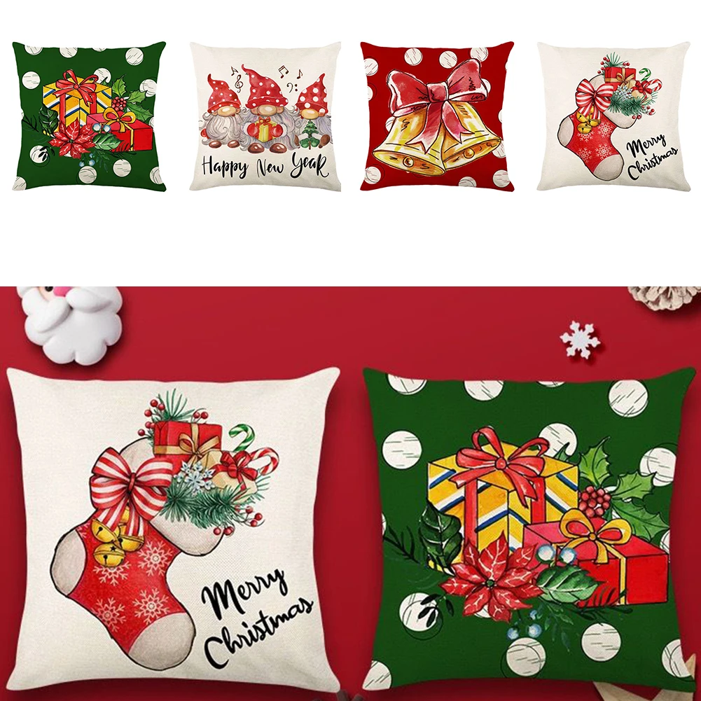 Christmas Cushion Cover Pillow Case Cotton Linen Xmas Home Sofa Throw Decor 45cm Christmas Decorations For Home Ornament 2023
Christmas Cushion Cover Pillow Case Cotton Linen Xmas Home Sofa Throw Decor 45cm Christmas Decorations For Home Ornament 2023