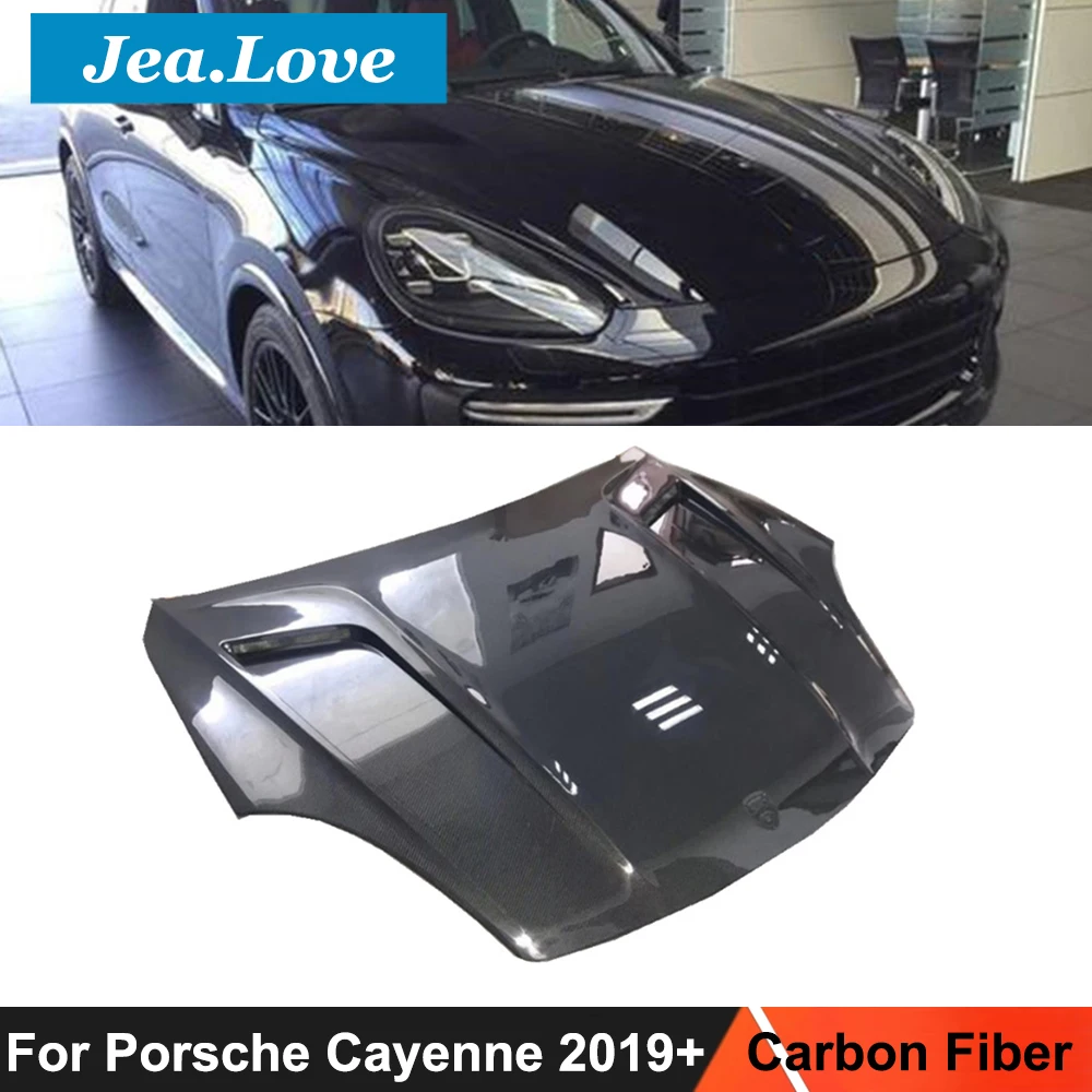 Real Carbon Fiber Car Engine Bonnet Hoods Exterior Decoration Head Modification Parts For Porsche Cayenne 2019-2022 Tuning
Real Carbon Fiber Car Engine Bonnet Hoods Exterior Decoration Head Modification Parts For Porsche Cayenne 2019-2022 Tuning