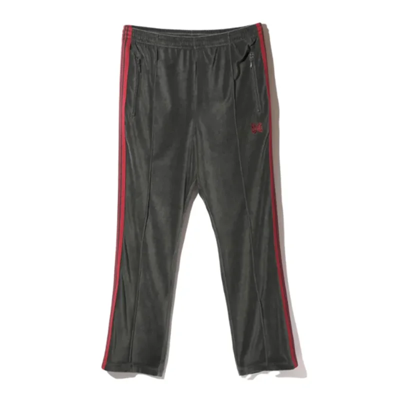 Velvet Needles Dark Gray Red Ribbon Sweatpants Men Women Drawstring Embroidery Butterfly AWGE Pants
Velvet Needles Dark Gray Red Ribbon Sweatpants Men Women Drawstring Embroidery Butterfly AWGE Pants