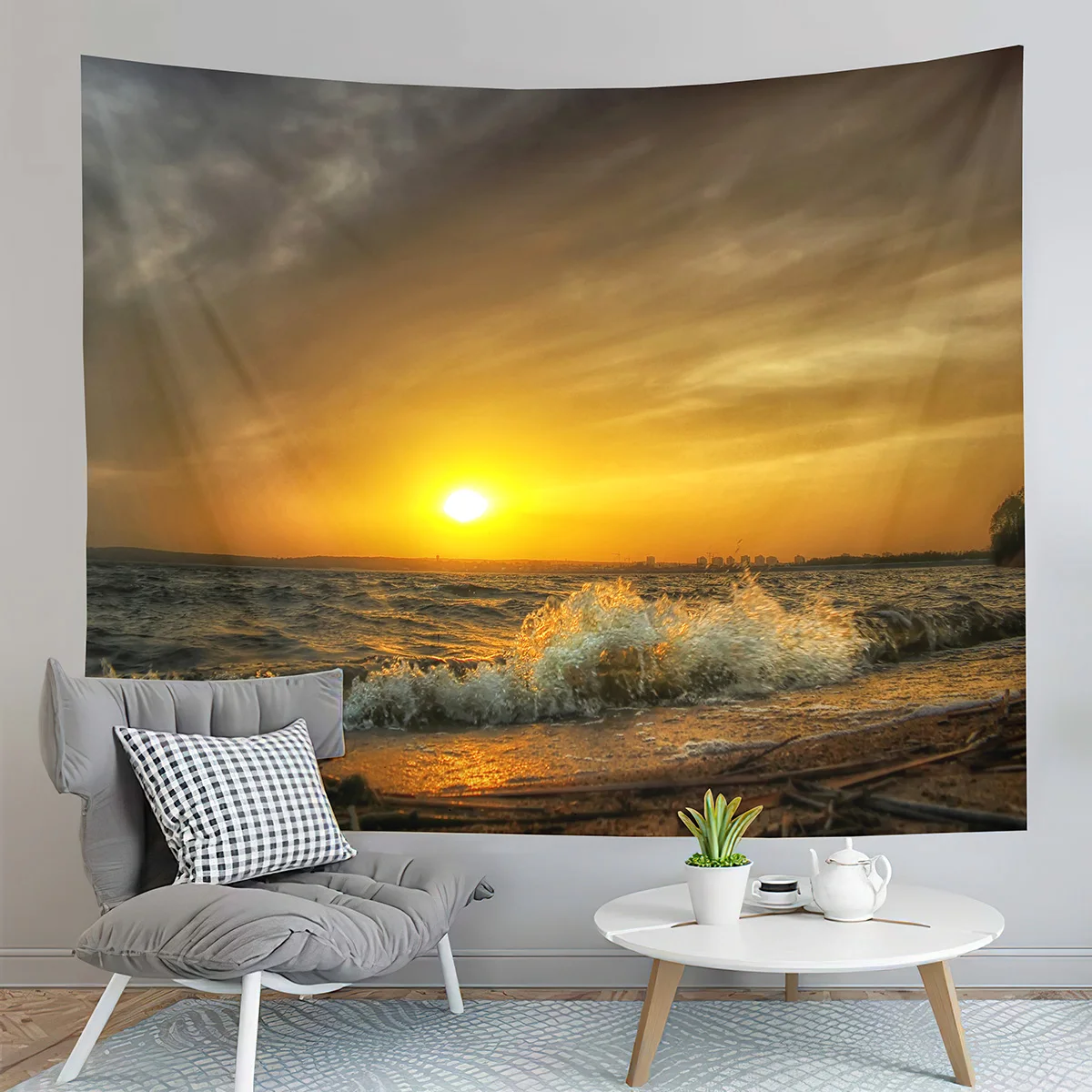 Beach Waves Tapestry Sunset Scenery Tapestry Minimalist Art Tapestry Home Living Room Dorm Bedroom Aesthetics Decor Tapestries
Beach Waves Tapestry Sunset Scenery Tapestry Minimalist Art Tapestry Home Living Room Dorm Bedroom Aesthetics Decor Tapestries