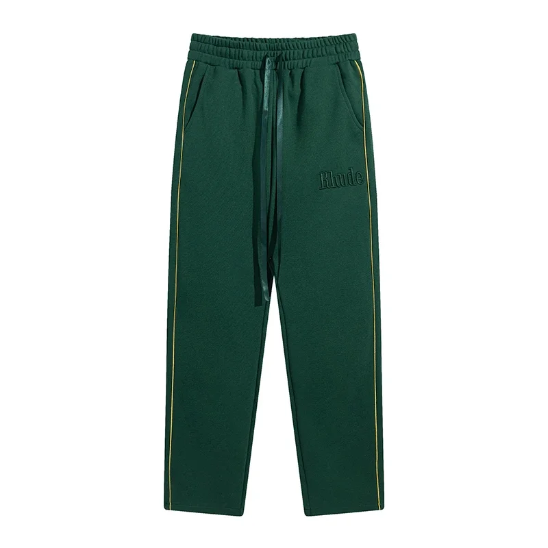 New Embroidered Logo Rhude Sweatpants Men Women Top Drawstring Trousers Track Pants Hip Hop
New Embroidered Logo Rhude Sweatpants Men Women Top Drawstring Trousers Track Pants Hip Hop