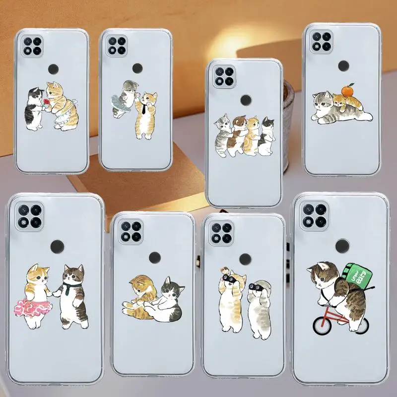 Cat friends cute cartoon animal Phone Case Transparent for Xiaomi redmi note x f poco 10 11 9 7 8 3 i t s pro cover shell coque
Cat friends cute cartoon animal Phone Case Transparent for Xiaomi redmi note x f poco 10 11 9 7 8 3 i t s pro cover shell coque