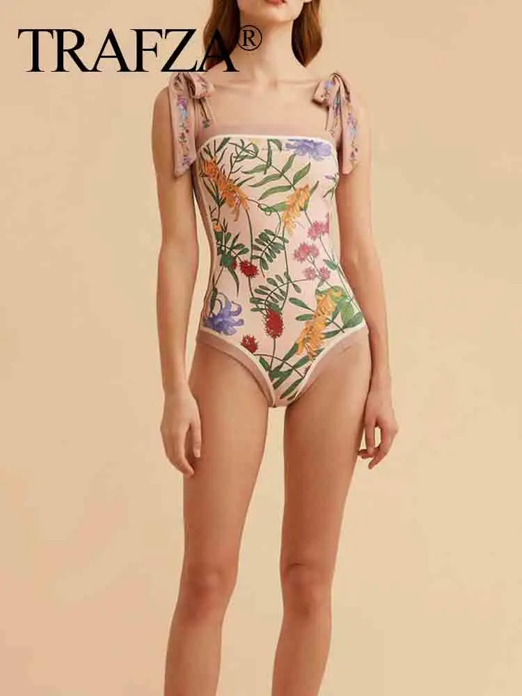 TRAFZA Women Tummy Control Reversible Bustier Floral Print Monokinis Female Floral One Piece Swimsuit Bathing Suit
TRAFZA Women Tummy Control Reversible Bustier Floral Print Monokinis Female Floral One Piece Swimsuit Bathing Suit