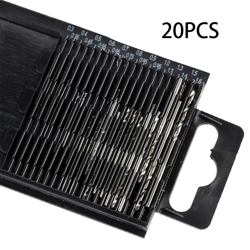 20pcs 0.3mm-1.6mm Mini Twist Drill Bit Set With Case High Speed Steel Micro Drill For Woodworking Drilling Household Repair Tool
20pcs 0.3mm-1.6mm Mini Twist Drill Bit Set With Case High Speed Steel Micro Drill For Woodworking Drilling Household Repair Tool