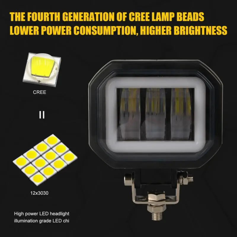 Practical Led Work Light Square Spotlight Waterproof Driving Lamp Portable Car Supplies For Car Truck Atv Durable Led Headlight
Practical Led Work Light Square Spotlight Waterproof Driving Lamp Portable Car Supplies For Car Truck Atv Durable Led Headlight