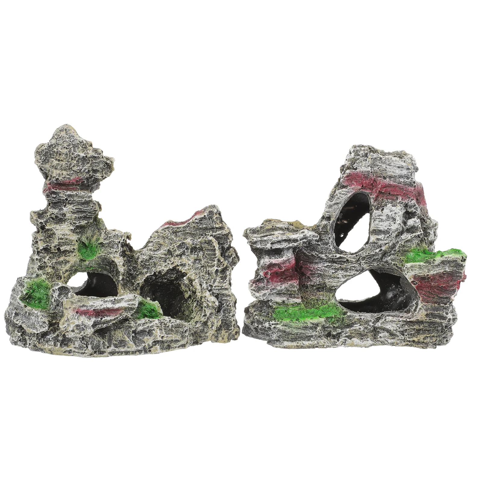 2pcs Aquarium Artificial Rockery Decoration Fish Tank Mossy Small Mountain Model Cave Mountain Decor
2pcs Aquarium Artificial Rockery Decoration Fish Tank Mossy Small Mountain Model Cave Mountain Decor