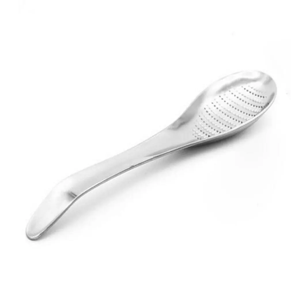 Kitchen Practical Stainless Steel Spoon Shape Lemon Mixer Ginger Grater Wasabi Garlic Grinding Tools Cheese Grater
Kitchen Practical Stainless Steel Spoon Shape Lemon Mixer Ginger Grater Wasabi Garlic Grinding Tools Cheese Grater
