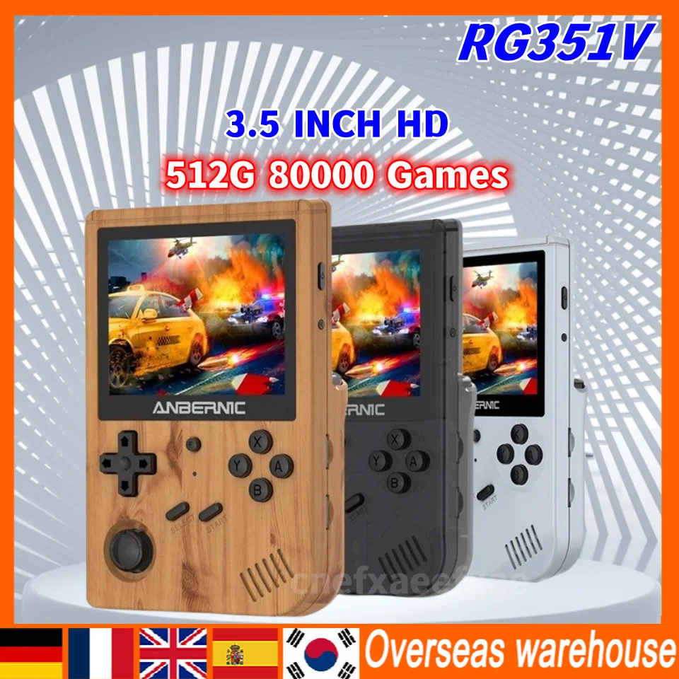 Original Anbernic RG351V Retro HD Game Machine Built-in 16G 3.5 INCH RK3326 Portable Handheld Game Console Emulator 80000 Games
Original Anbernic RG351V Retro HD Game Machine Built-in 16G 3.5 INCH RK3326 Portable Handheld Game Console Emulator 80000 Games