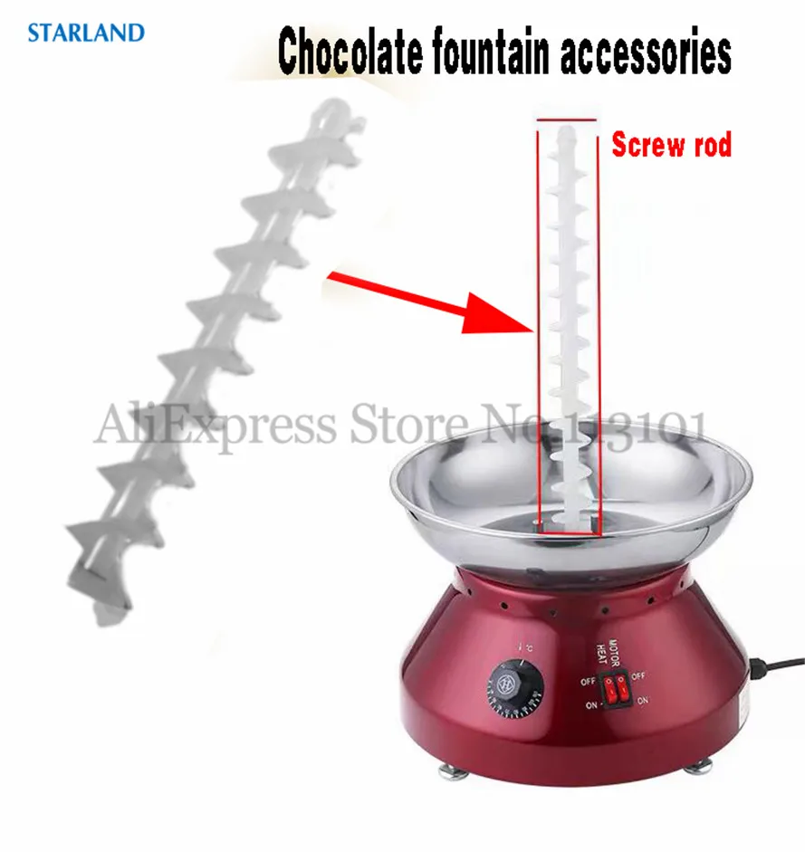 Rotating Shaft Rotating Rod Thread Shaft For 4 Layers Chocolate Fountain Accessories
Rotating Shaft Rotating Rod Thread Shaft For 4 Layers Chocolate Fountain Accessories