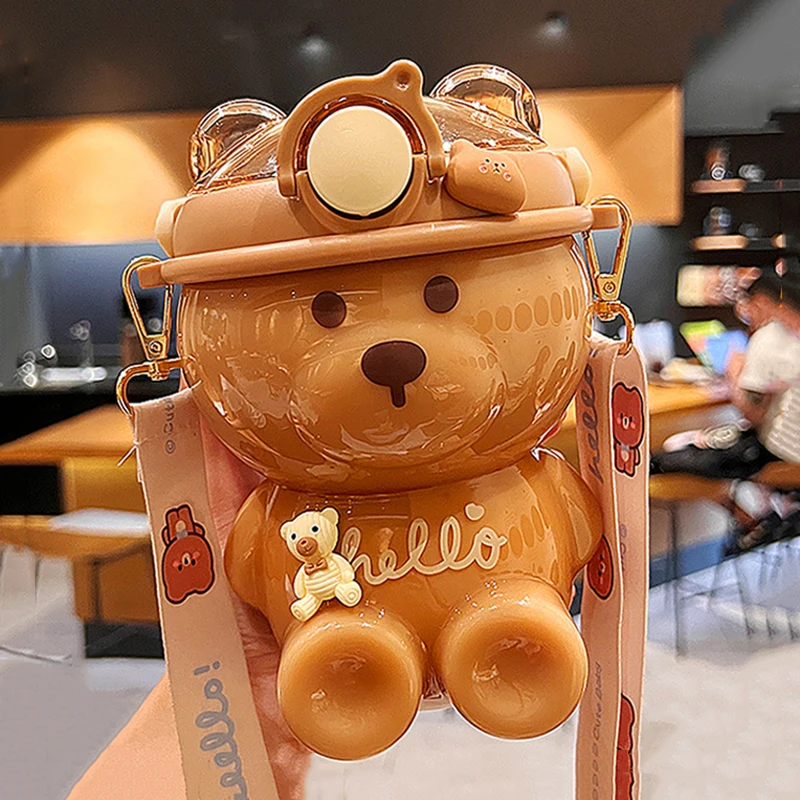 1000 ML Kawaii Bear Kids Straw Water Bottle For Girls Portable Strap Large Plastic Bottles BPA Free School Drinking Water Cup
1000 ML Kawaii Bear Kids Straw Water Bottle For Girls Portable Strap Large Plastic Bottles BPA Free School Drinking Water Cup