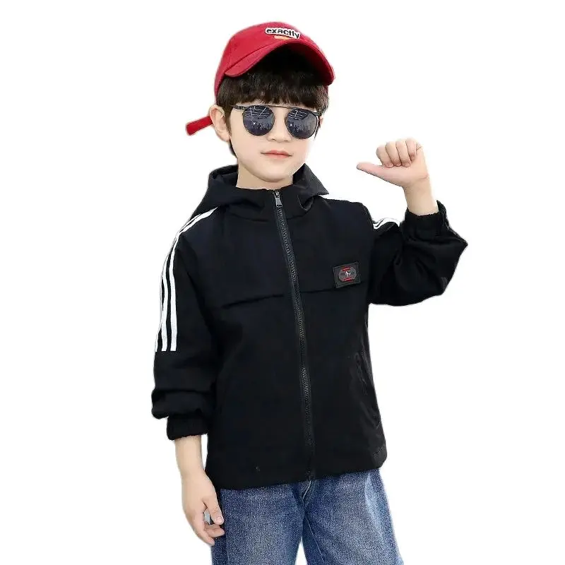 New Spring & Autumn Polyester Jacket For Boy 2022 Korean Version Fashion Hooded Handsome Coat Casual Webbing Children's Clothing
New Spring & Autumn Polyester Jacket For Boy 2022 Korean Version Fashion Hooded Handsome Coat Casual Webbing Children's Clothing