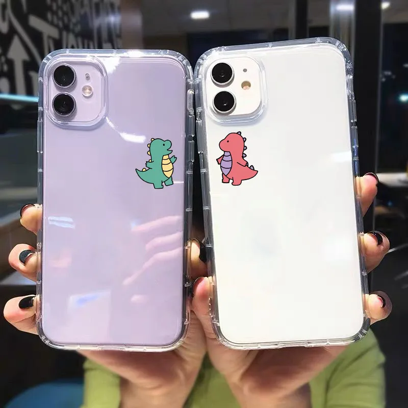 GYKZ Cute Dinosaur Bear Couple Clear Phone Case For iPhone 13 12 11 Pro XS MAX XR X SE2 6S 7 8 Plus Animal Silicone Cover Coque
GYKZ Cute Dinosaur Bear Couple Clear Phone Case For iPhone 13 12 11 Pro XS MAX XR X SE2 6S 7 8 Plus Animal Silicone Cover Coque