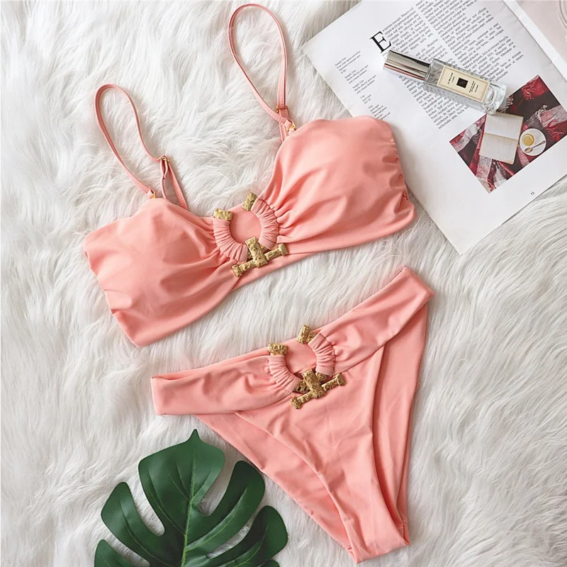 Pink Sexy Bikinis 2023 Women's Swimwear Female Swimsuit Swim Wear Bathing Suits Brazilian Girls Bikini Set Beachwear Pool Bather
Pink Sexy Bikinis 2023 Women's Swimwear Female Swimsuit Swim Wear Bathing Suits Brazilian Girls Bikini Set Beachwear Pool Bather