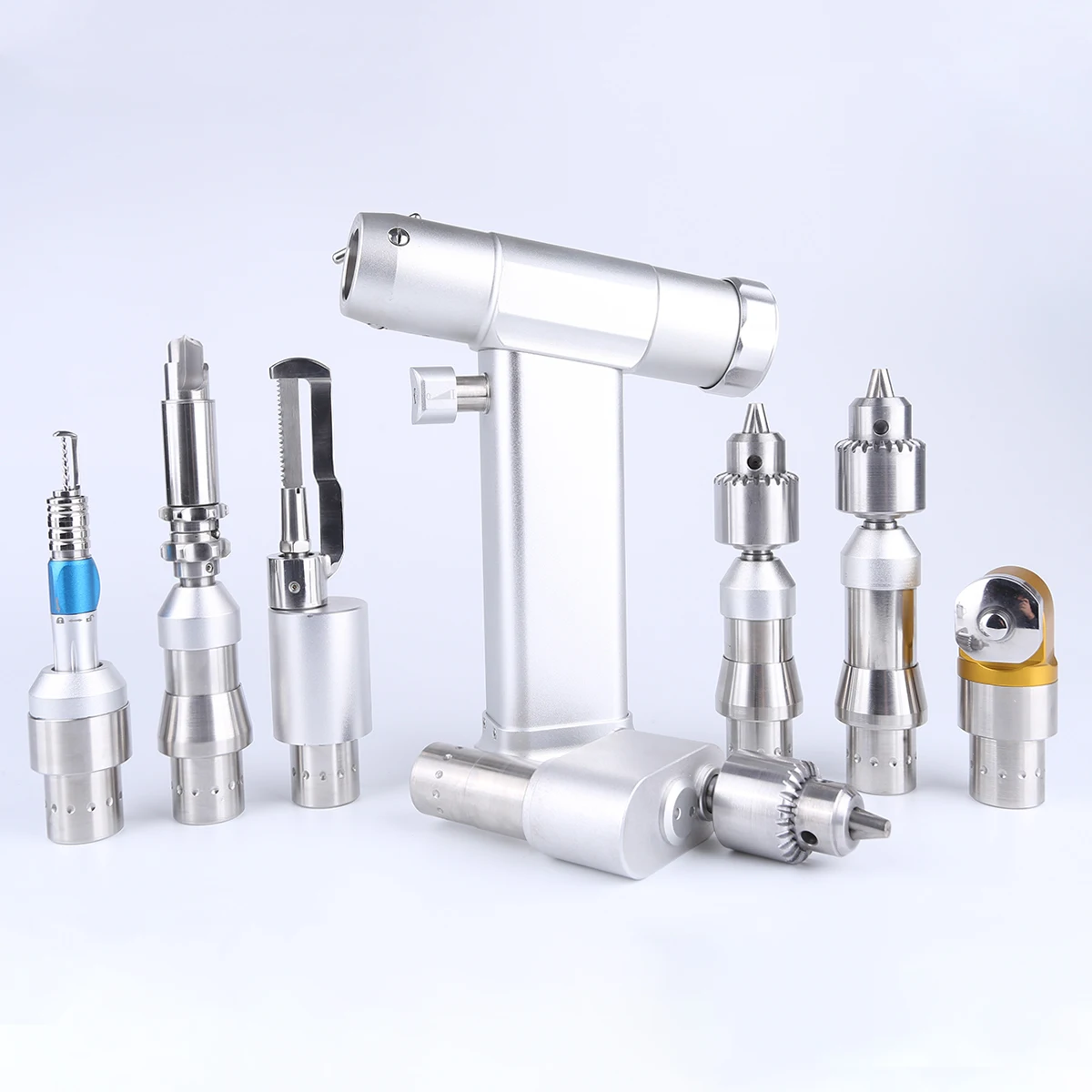 Hot Selling Medical Instrument Orthopedic Power Tool Multi-function Drill 7 in 1 Drill Saw Set For Bone Surgery
Hot Selling Medical Instrument Orthopedic Power Tool Multi-function Drill 7 in 1 Drill Saw Set For Bone Surgery