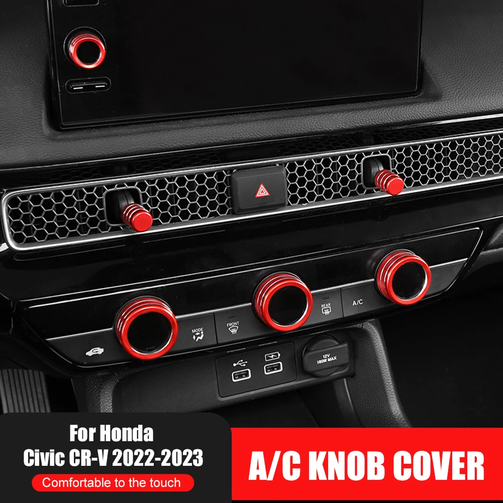 Air Conditioning Knob Cover For Honda Civic 11th Gen 2022 CRV 2023 Aluminum Alloy A/C Engine Button Outer Ring Cover Accessories
Air Conditioning Knob Cover For Honda Civic 11th Gen 2022 CRV 2023 Aluminum Alloy A/C Engine Button Outer Ring Cover Accessories