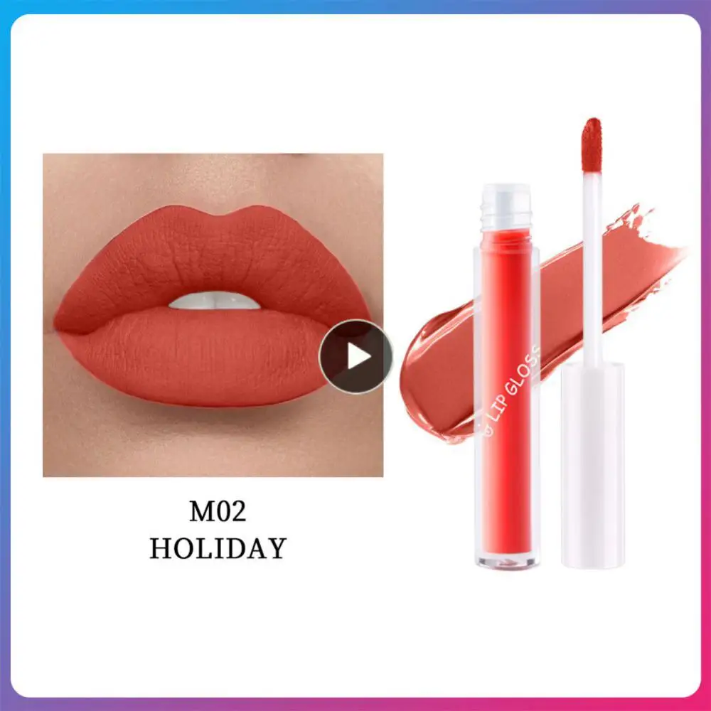 

Lipgloss 10 Colors Non-stick Cup Lip Gloss Lip Glaze Red Lip Tint Lips Makeup Moisture Liquid Lipstick Velvet Matte Lipstick