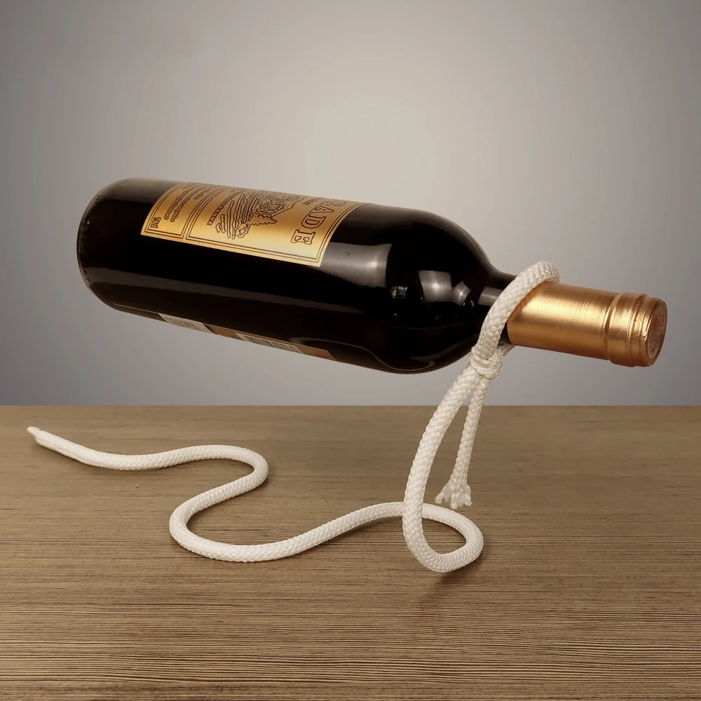 Creative Suspended Rope Wine Rack Serpentine Snake Bracket Wine Bottle Holder Bar Cabinet Display Stand Shelf Gifts Home Decor
Creative Suspended Rope Wine Rack Serpentine Snake Bracket Wine Bottle Holder Bar Cabinet Display Stand Shelf Gifts Home Decor