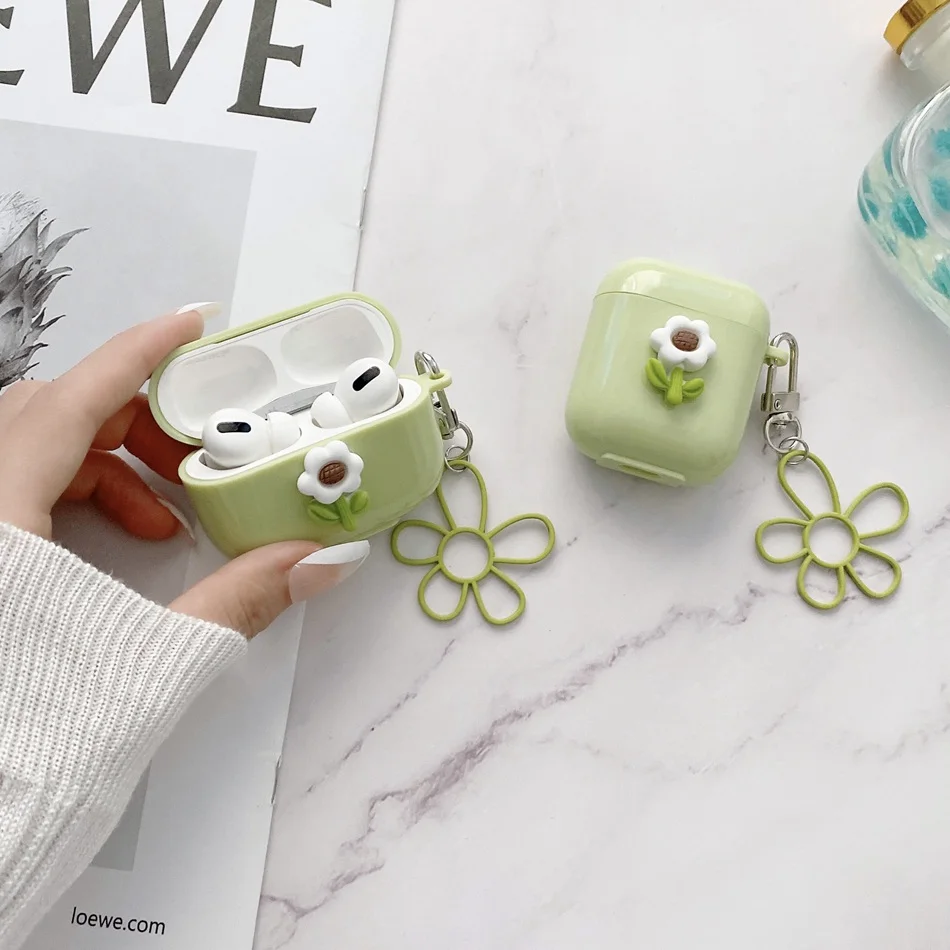 Чехол для airpods 2 / airpods pro, милый чехол с листьями, цветами, цепочкой для наушников, чехол для s airpods, мультяшный силиконовый чехол из ТПУ для airpods,...
Чехол для airpods 2 / airpods pro, милый чехол с листьями, цветами, цепочкой для наушников, чехол для s airpods, мультяшный силиконовый чехол из ТПУ для airpods,...