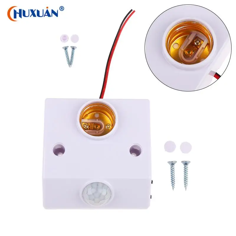 Lampholder Nut Socket With PIR Motion Sensing Switch Lamp Holder Nut Socket Bulb Socket AC 90V-250V(50/60Hz)
Lampholder Nut Socket With PIR Motion Sensing Switch Lamp Holder Nut Socket Bulb Socket AC 90V-250V(50/60Hz)