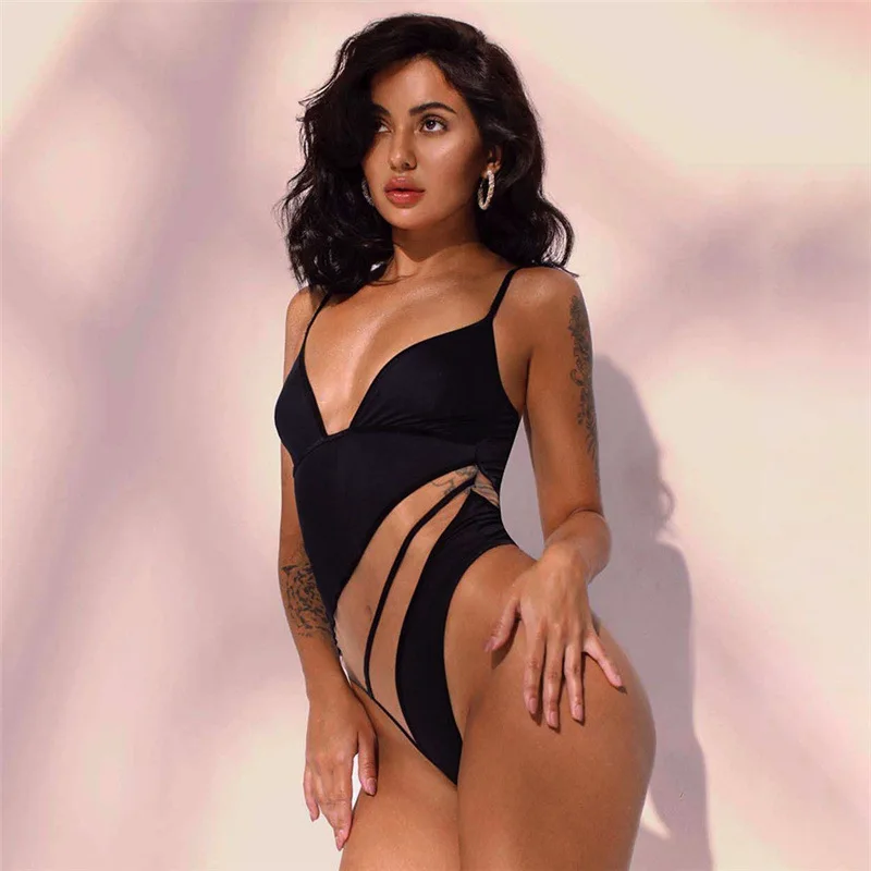 Sexy Strap Bodysuit Women Deep V Neck Bodycon Mesh Patchwork Summer Sleeveless Hipster Wild Slim Clubwear Beach Top
Sexy Strap Bodysuit Women Deep V Neck Bodycon Mesh Patchwork Summer Sleeveless Hipster Wild Slim Clubwear Beach Top