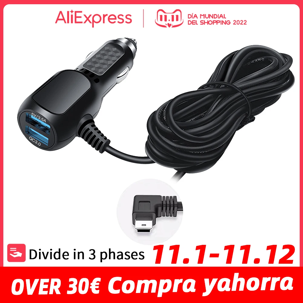 Мини/микро кабель интерфейса двойной USB порт автомобильное зарядное устройство адаптер с 3,5 м кабелем для вождения видеорегистратора DVR RF зарядка 12 В А
Мини/микро кабель интерфейса двойной USB порт автомобильное зарядное устройство адаптер с 3,5 м кабелем для вождения видеорегистратора DVR RF зарядка 12 В А