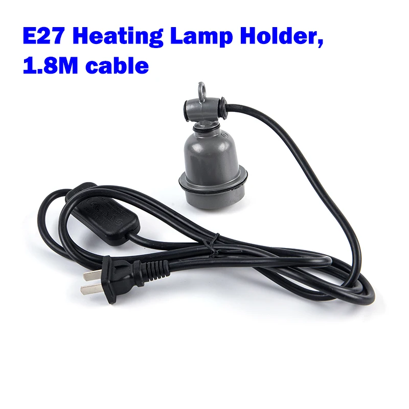 1PC E27 Crawling Pet Lizard Tortoise Heating Lamp Holder Socket & Power Cord Switch
1PC E27 Crawling Pet Lizard Tortoise Heating Lamp Holder Socket & Power Cord Switch