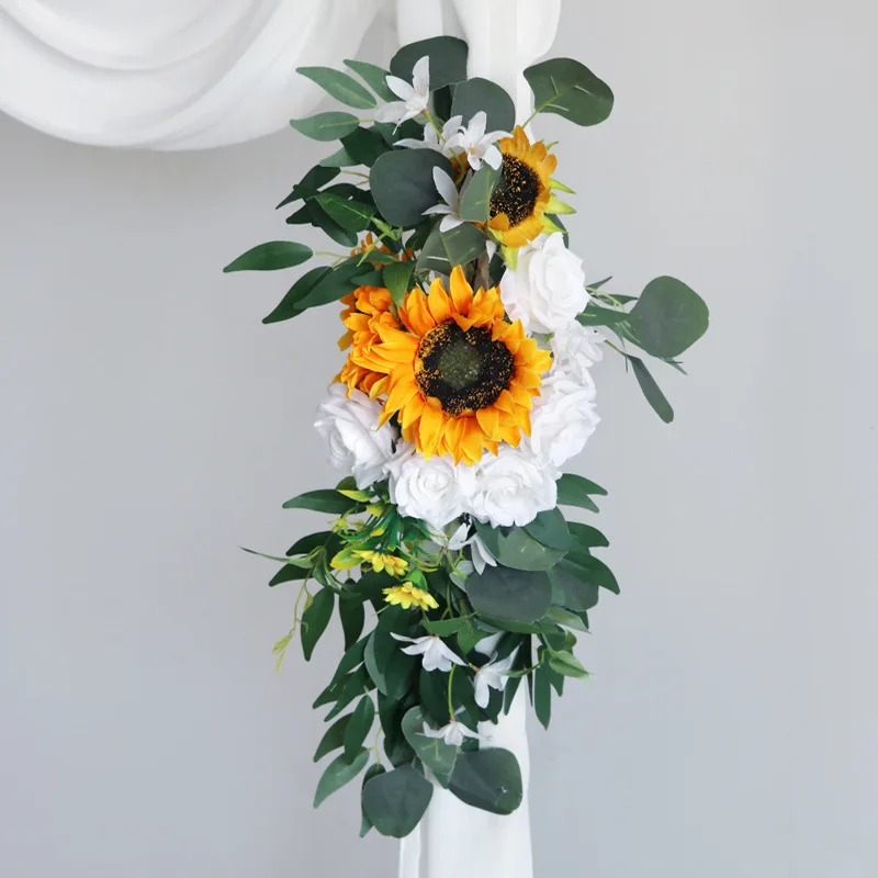 2pcs Retro Sunflower Artificial Flower Row Wedding Arch Backdrop Decor Flower Wall Table Flower Ball Party Floral Arrangement
2pcs Retro Sunflower Artificial Flower Row Wedding Arch Backdrop Decor Flower Wall Table Flower Ball Party Floral Arrangement
